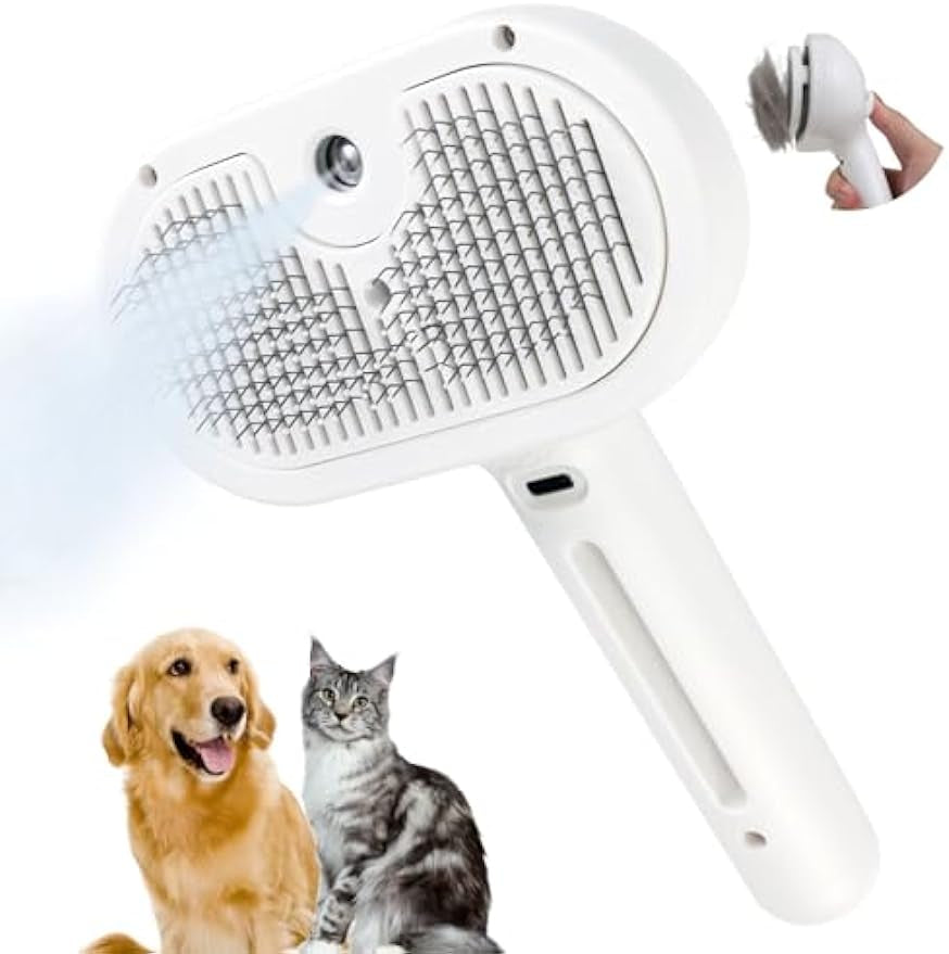 2-in-1 Steam Pet Grooming Comb